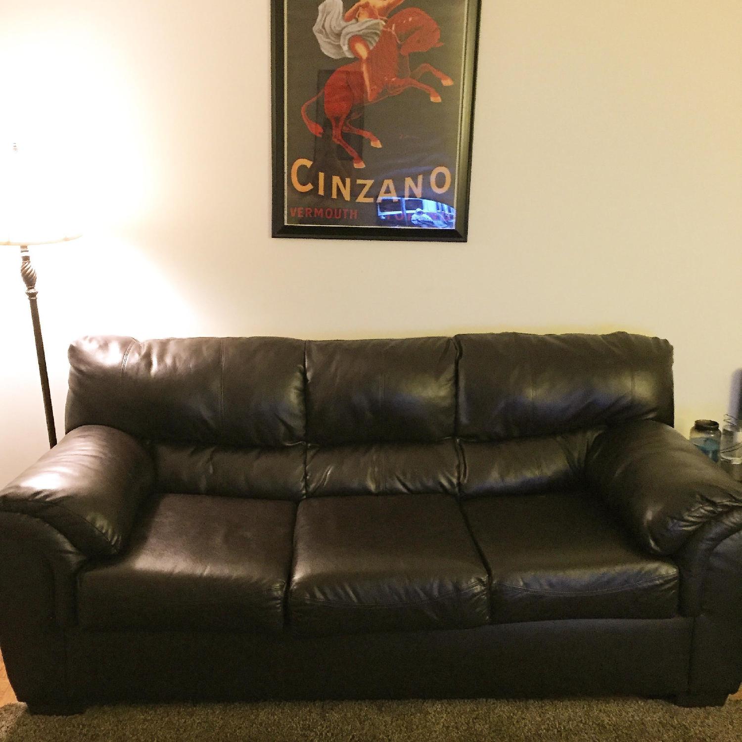 Bob's Leather Couch - image-1
