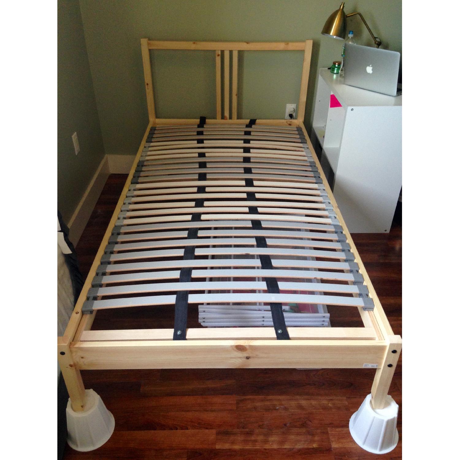Ikea Fjellse Light Wood Twin Size Bed Frame - image-1