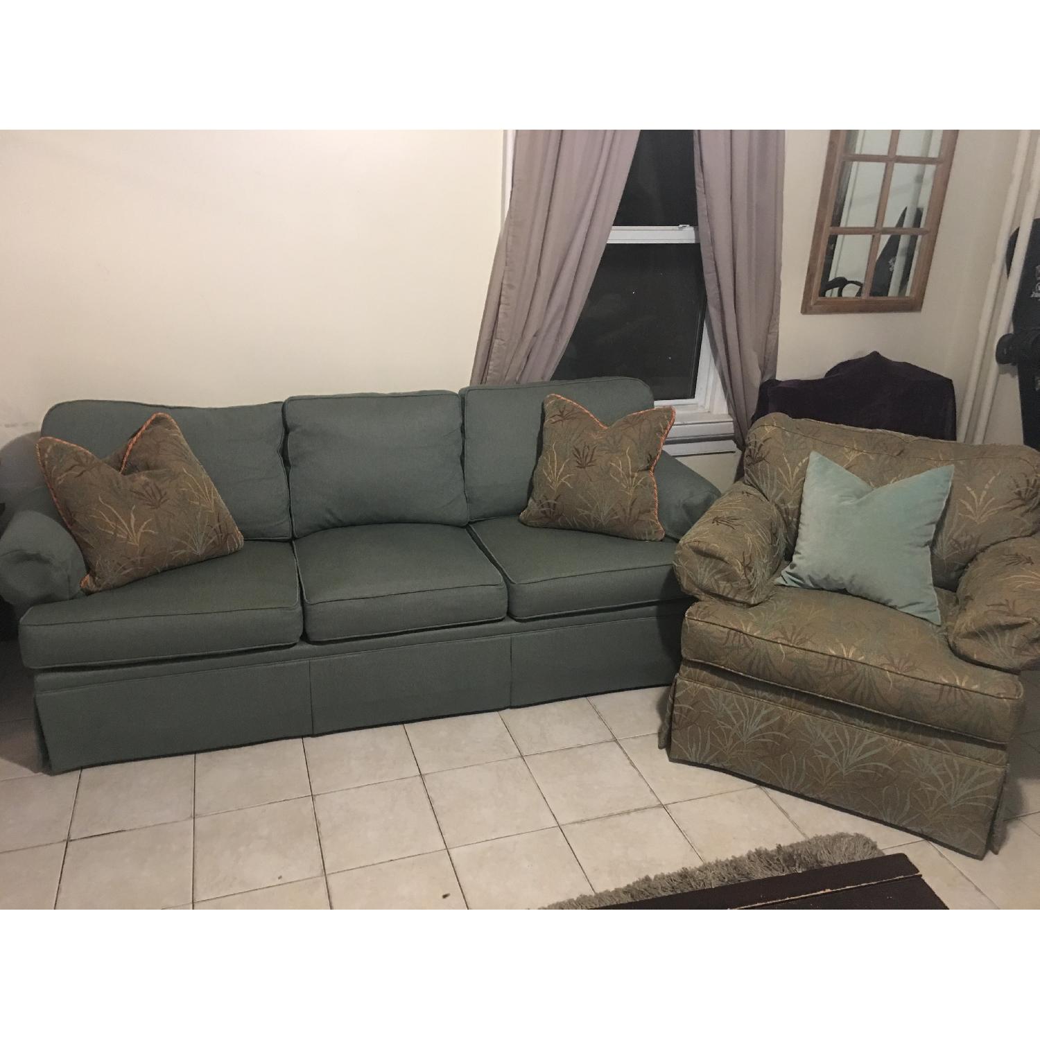 Henredon Upholstery Collection Sofa + Chair - image-2