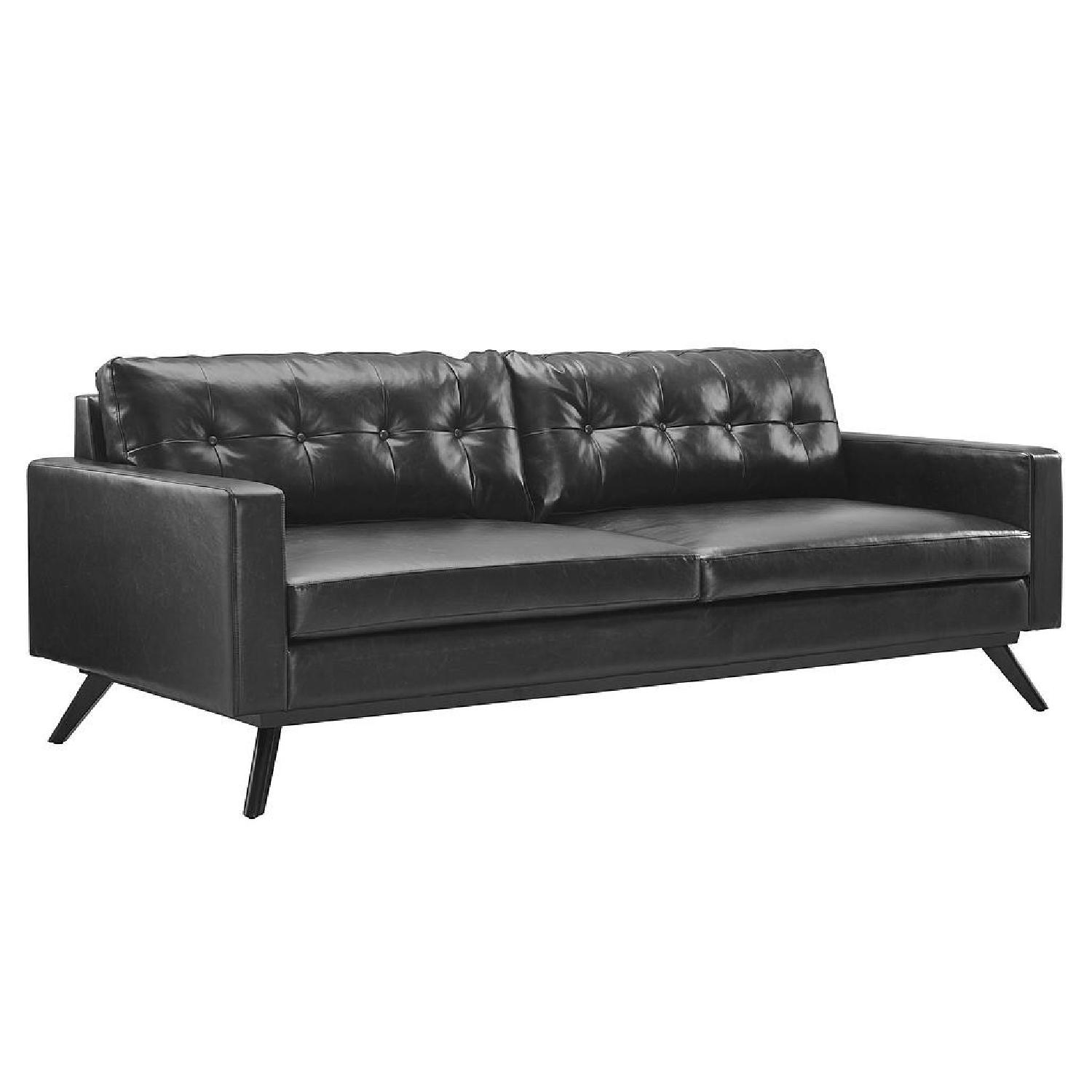 TOV Furniture Blake Antique Black Sofa - image-2