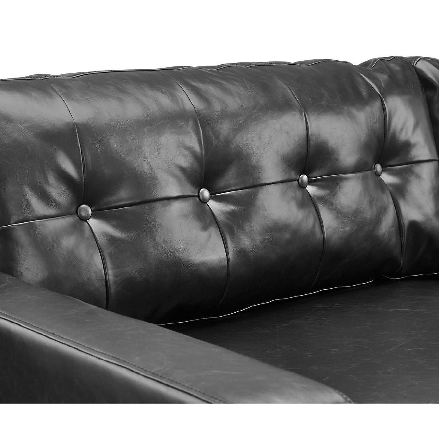 TOV Furniture Blake Antique Black Sofa - image-3