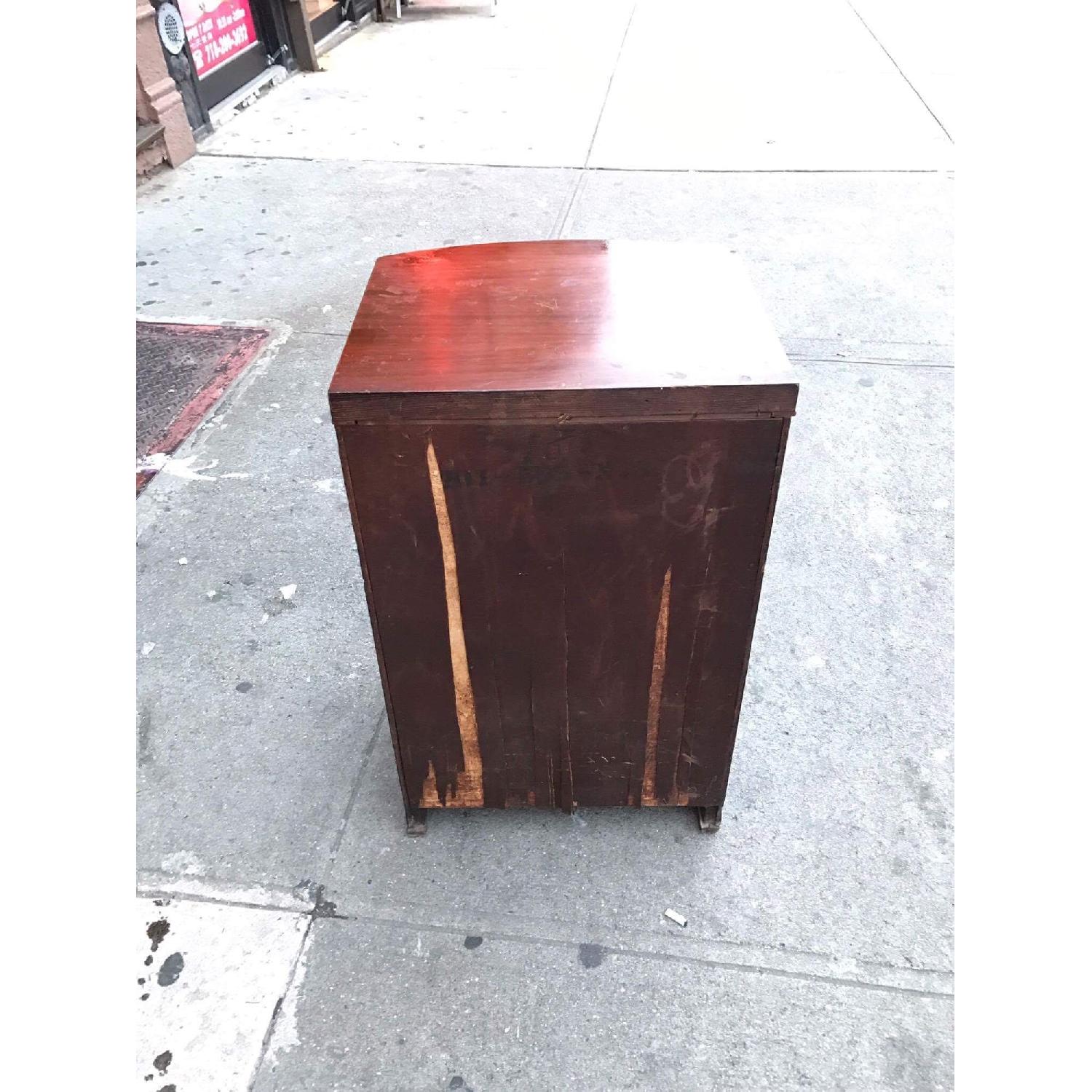 1940s Vintage Mahogany Nightstand - image-5