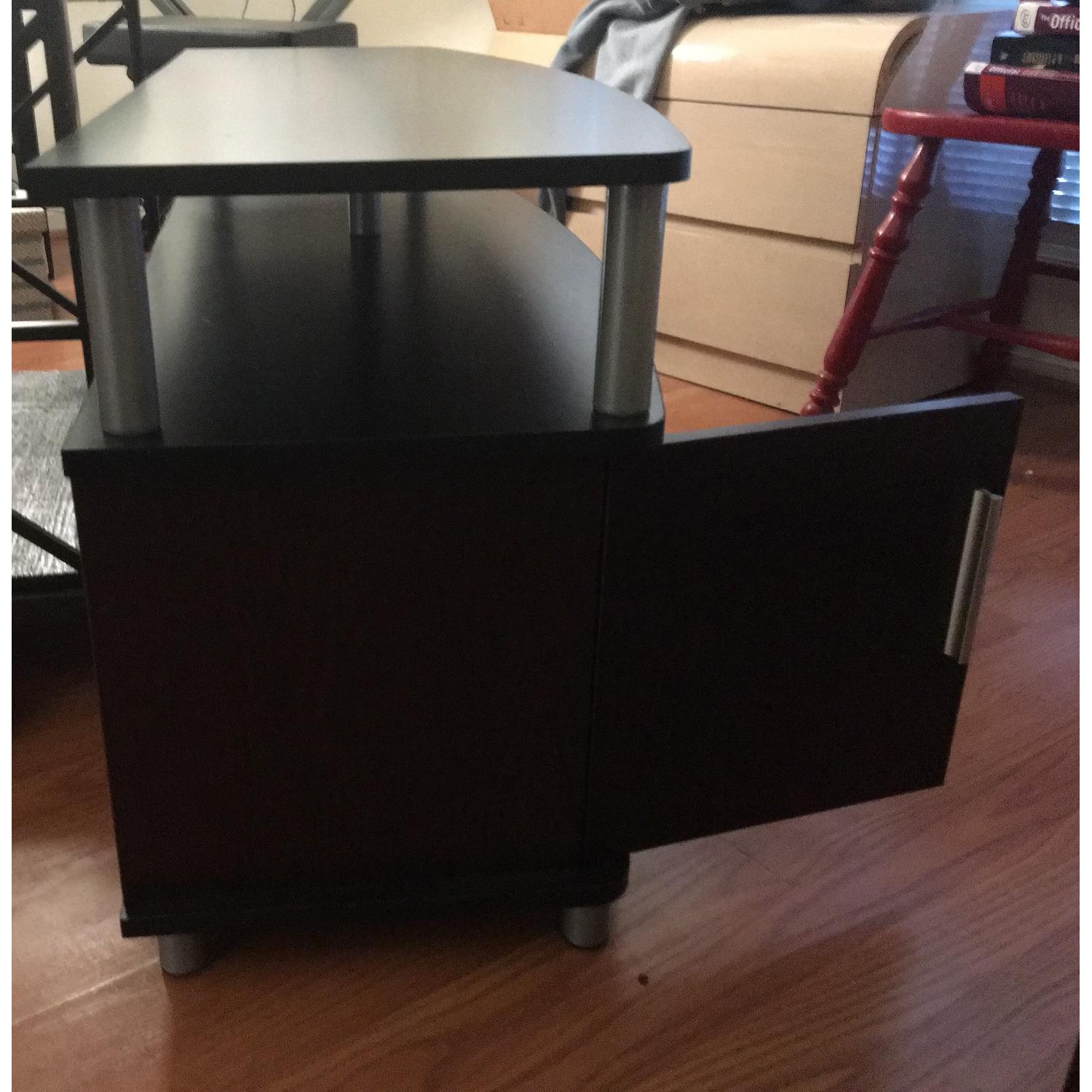 Altra Furniture TV Stand in Cherry/Black - image-2