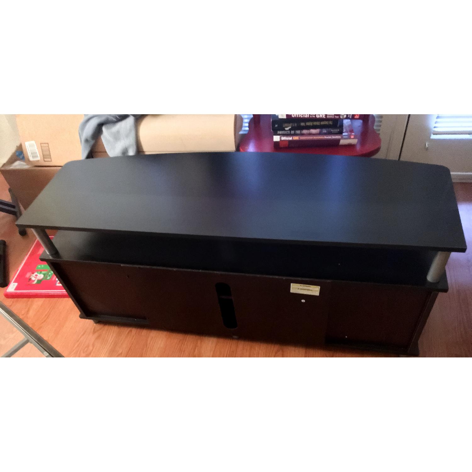 Altra Furniture TV Stand in Cherry/Black - image-3