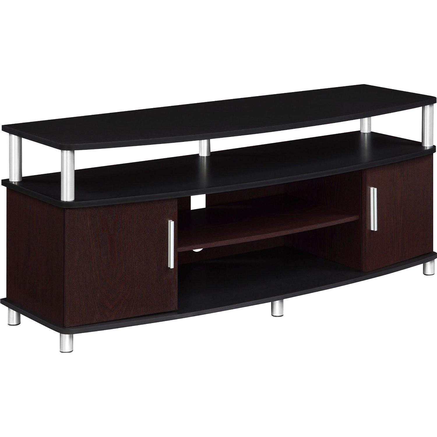 Altra Furniture TV Stand in Cherry/Black - image-6