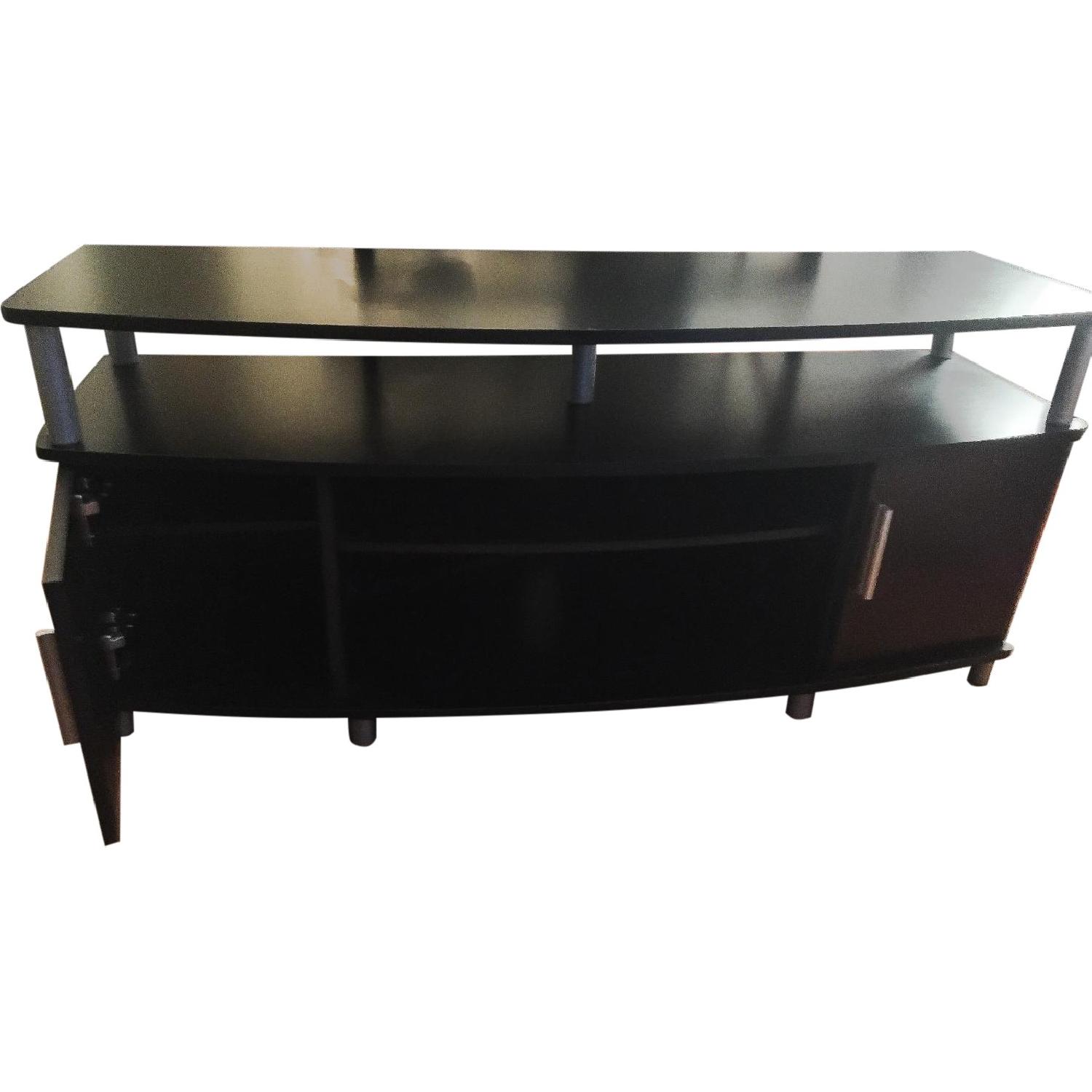 Altra Furniture TV Stand in Cherry/Black - image-0