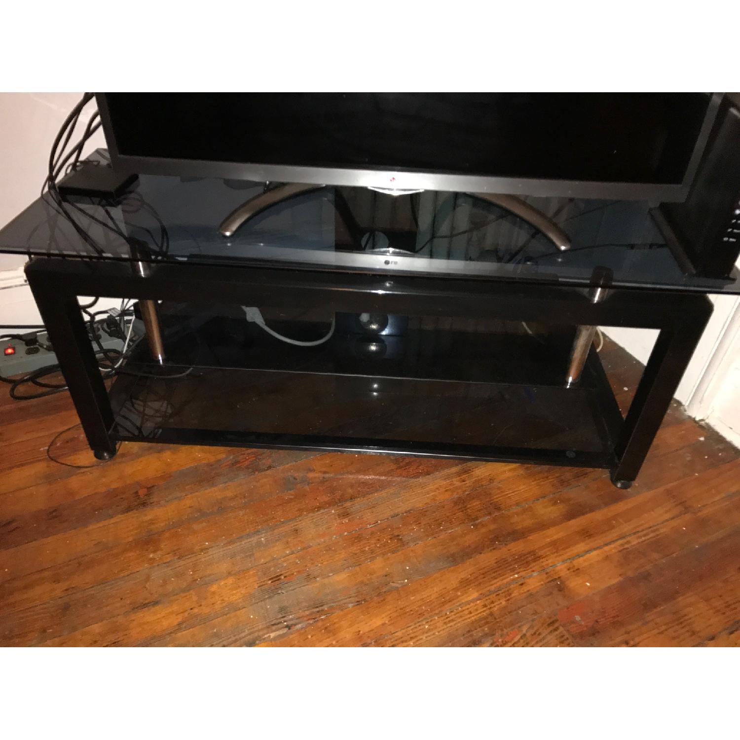 Glass TV/Entertainment Table/Stand - image-1