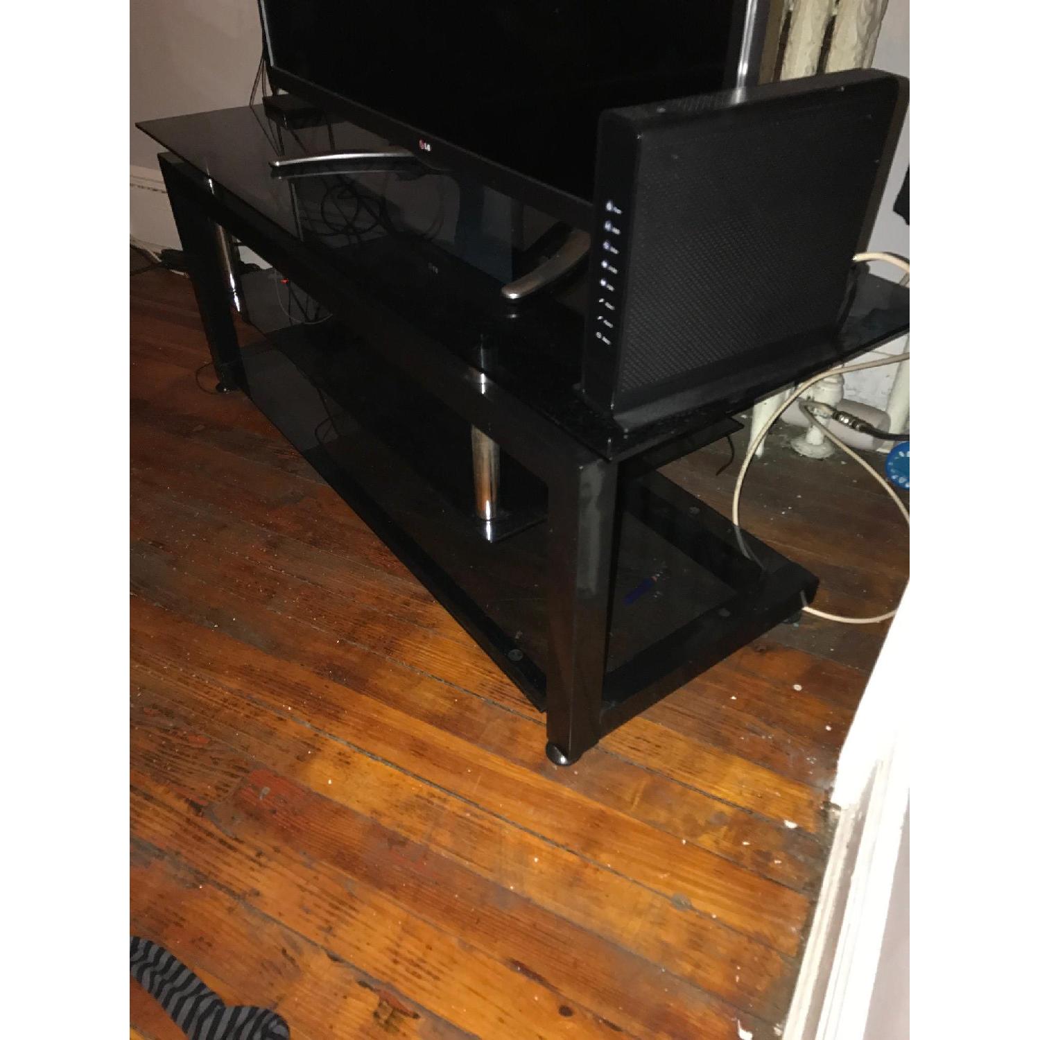 Glass TV/Entertainment Table/Stand - image-2