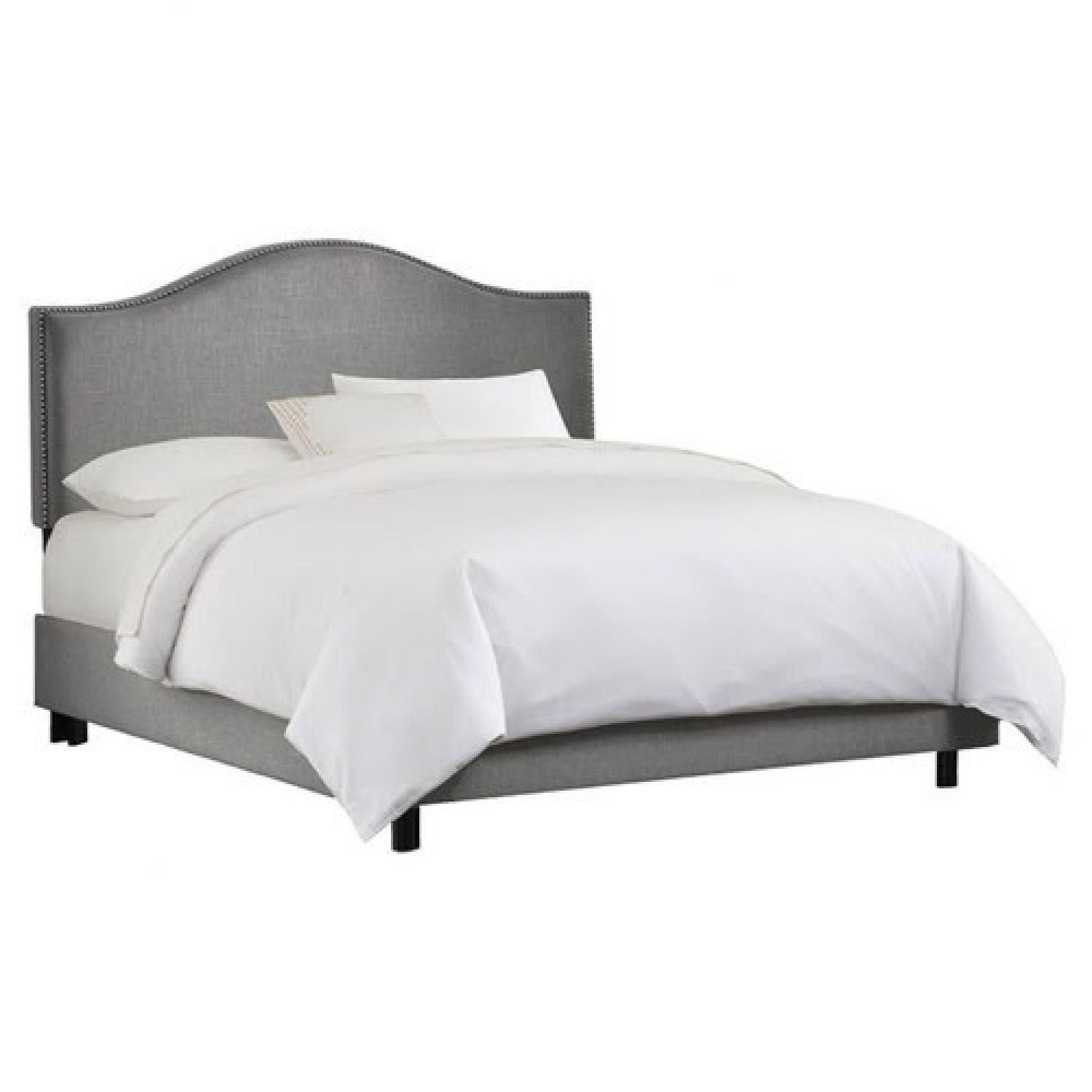 Skyline Furniture Full Size Bed Frame w/ Upholstered Headboard - image-0