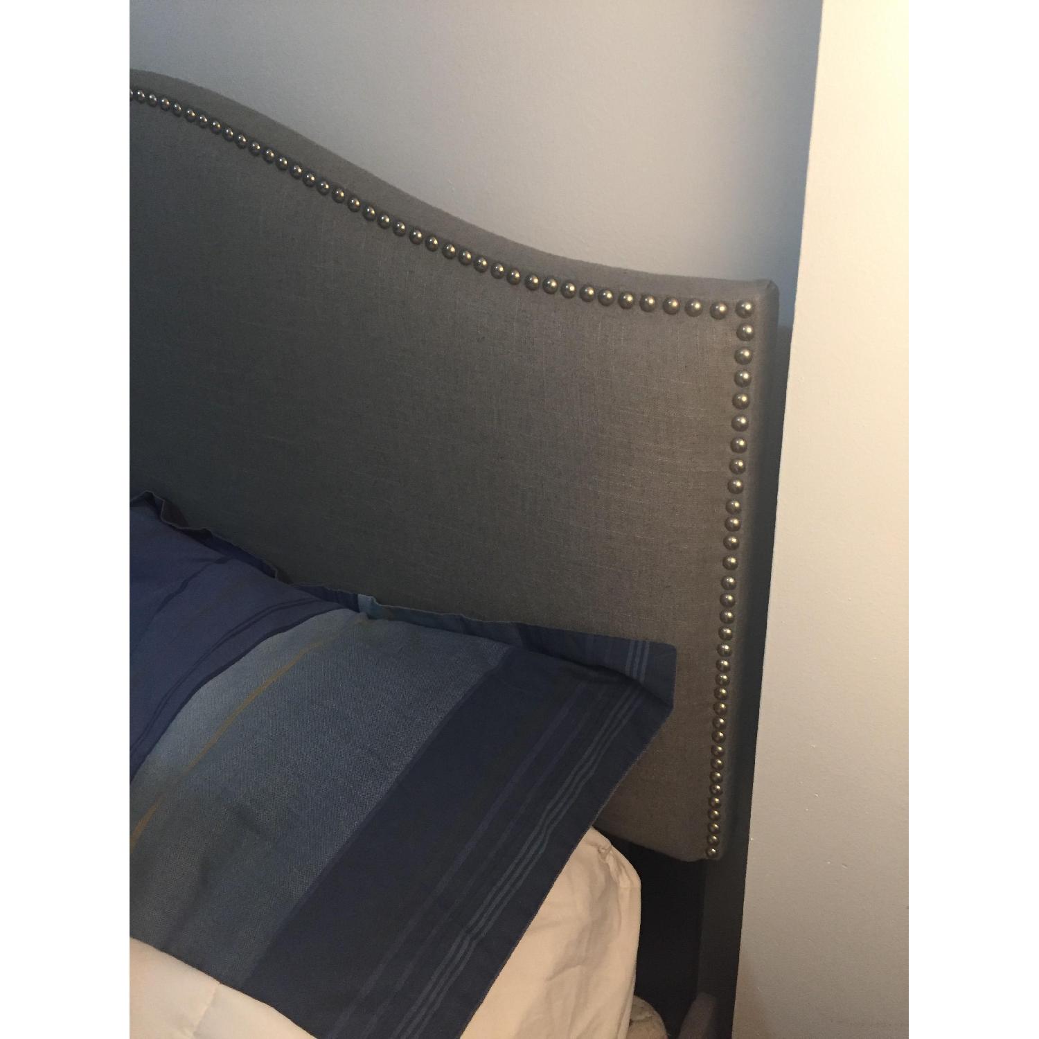 Skyline Furniture Full Size Bed Frame w/ Upholstered Headboard - image-3