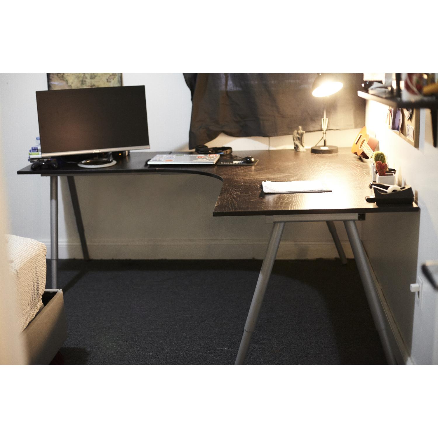 Ikea L-Shaped Corner Workbench/Desk - image-1