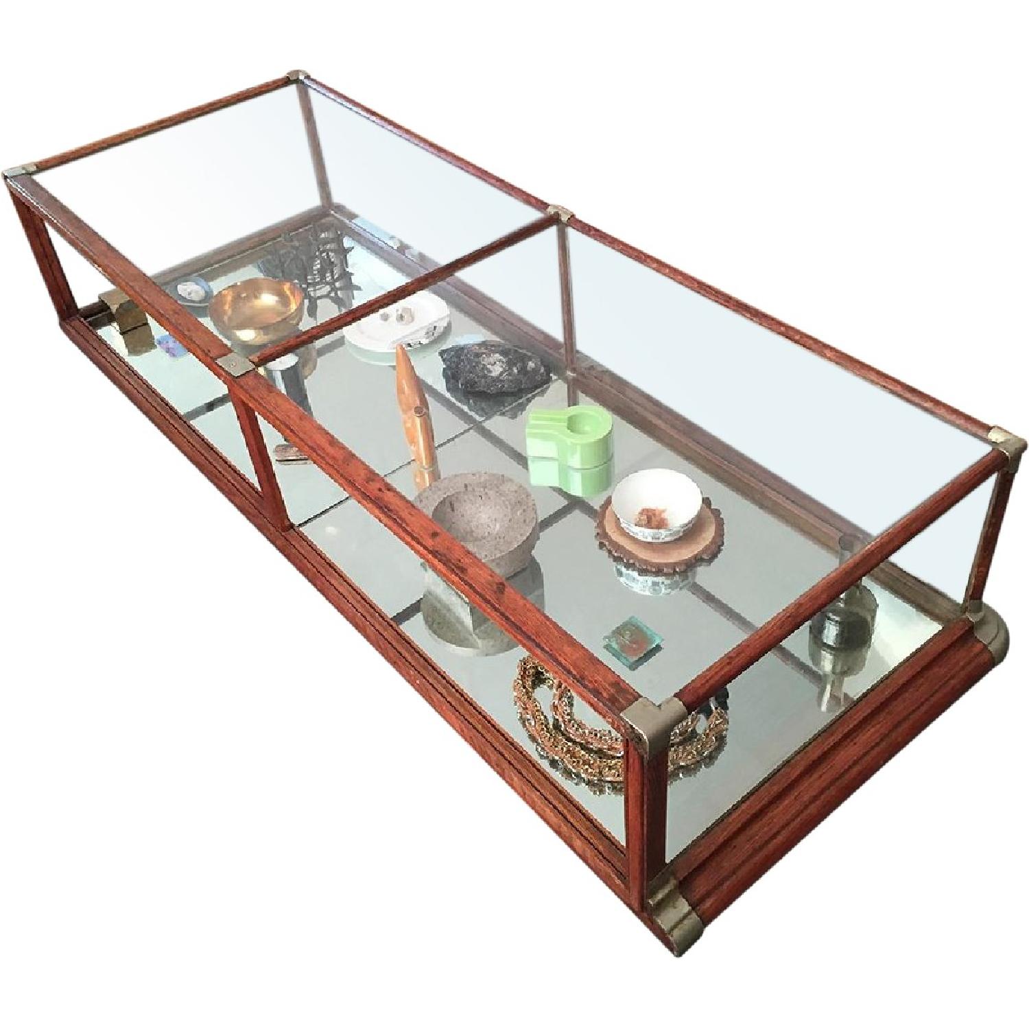 Antique Excelsior Display Case Coffee Table AptDeco