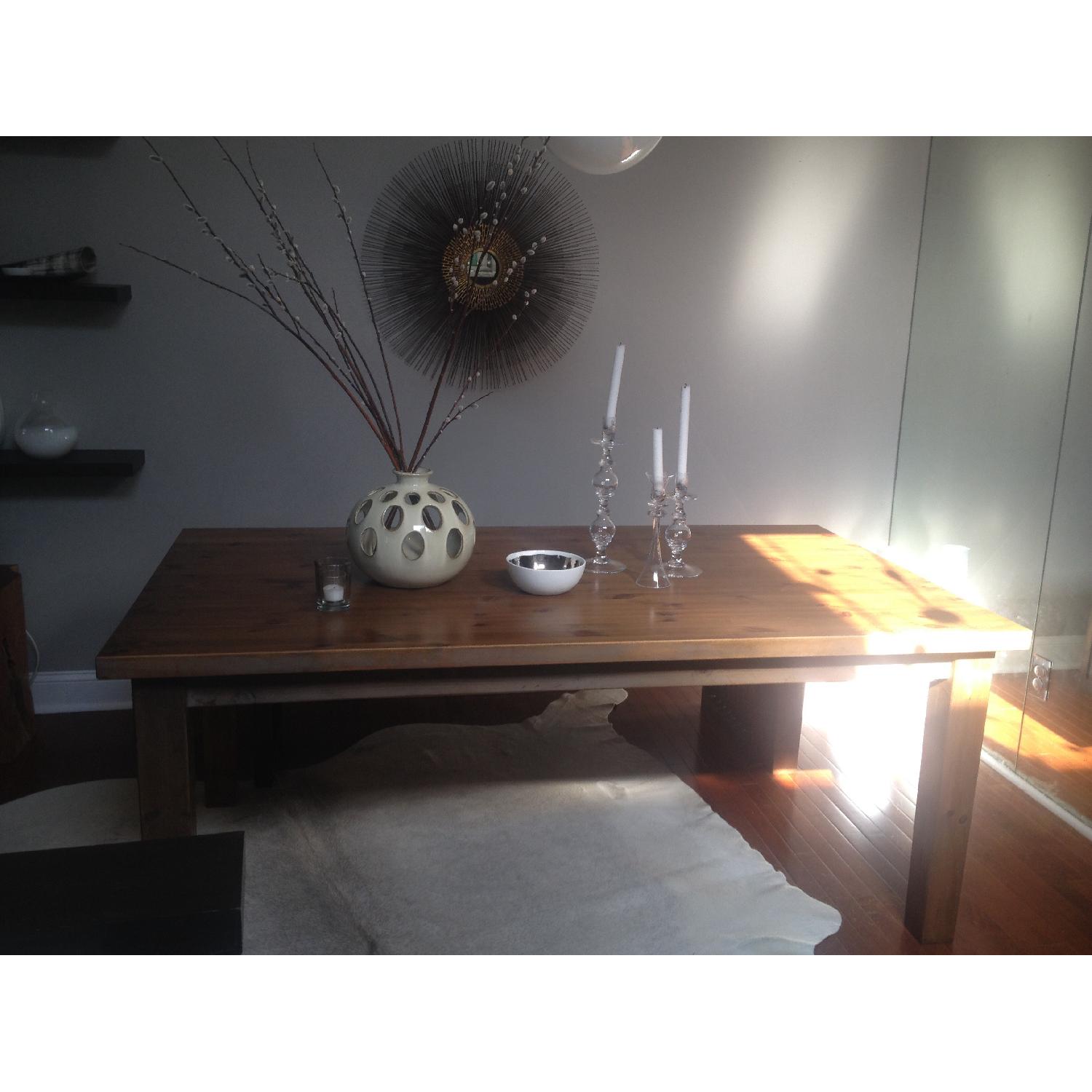 Solid Pine Dining Table - image-2