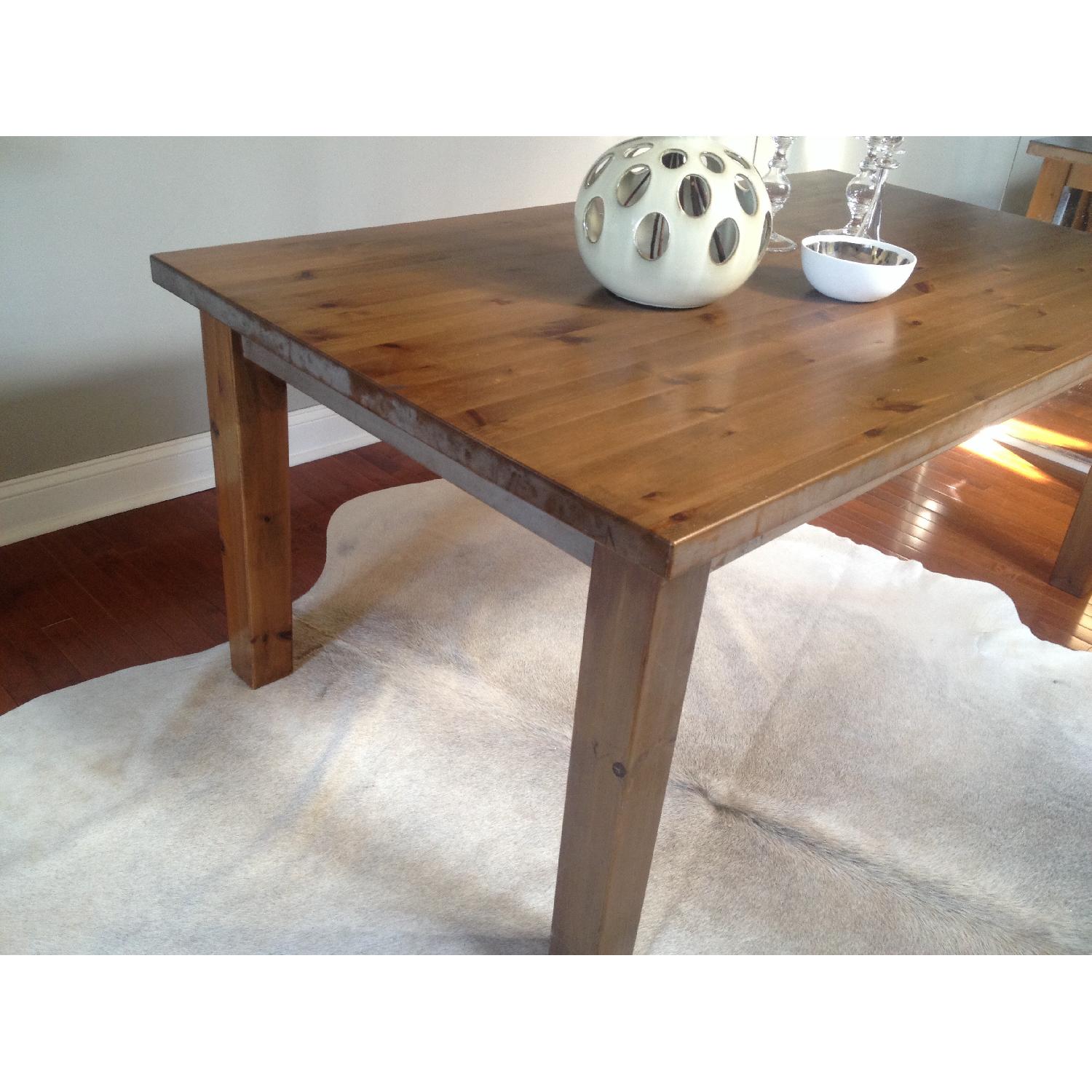 Solid Pine Dining Table - image-4
