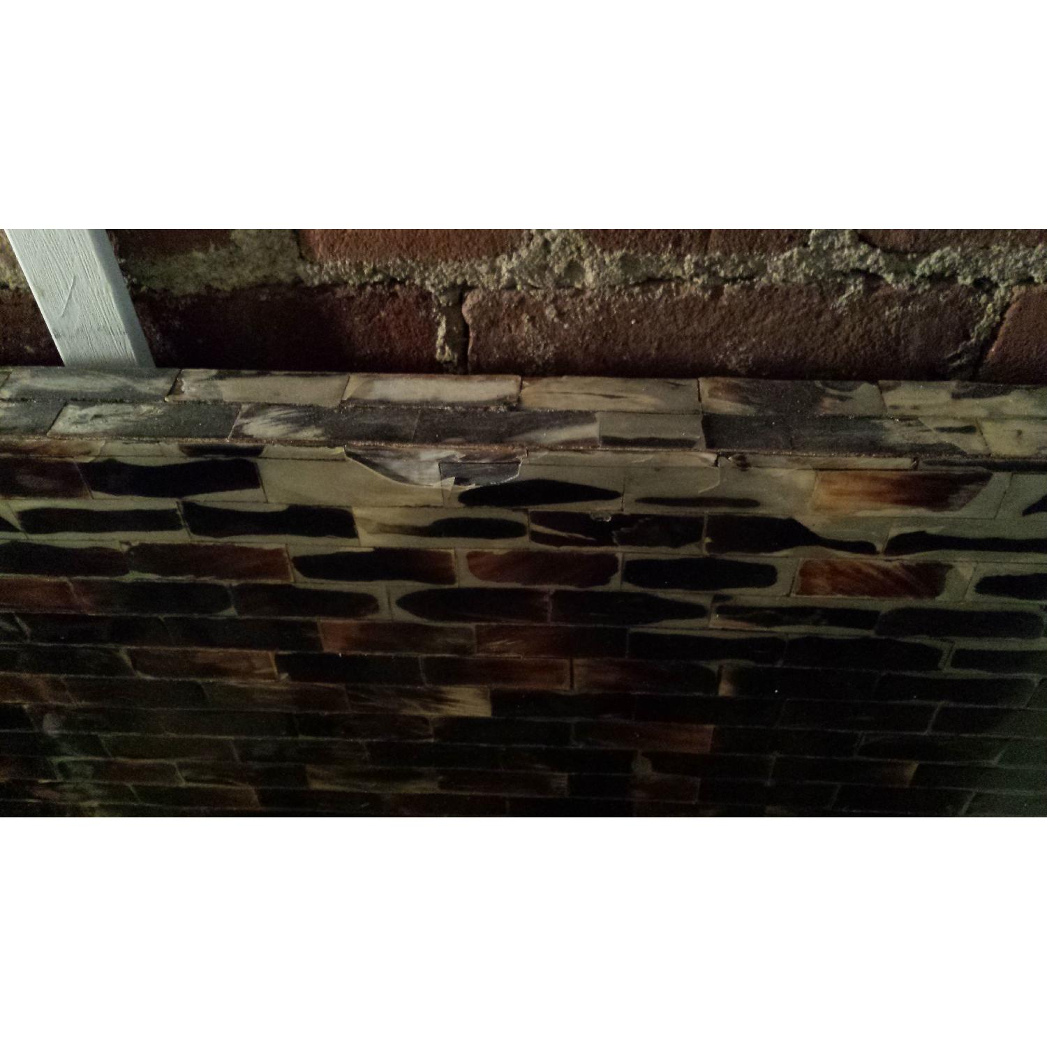 Tessellated Horn Karl Springer Style Dining Table - image-5