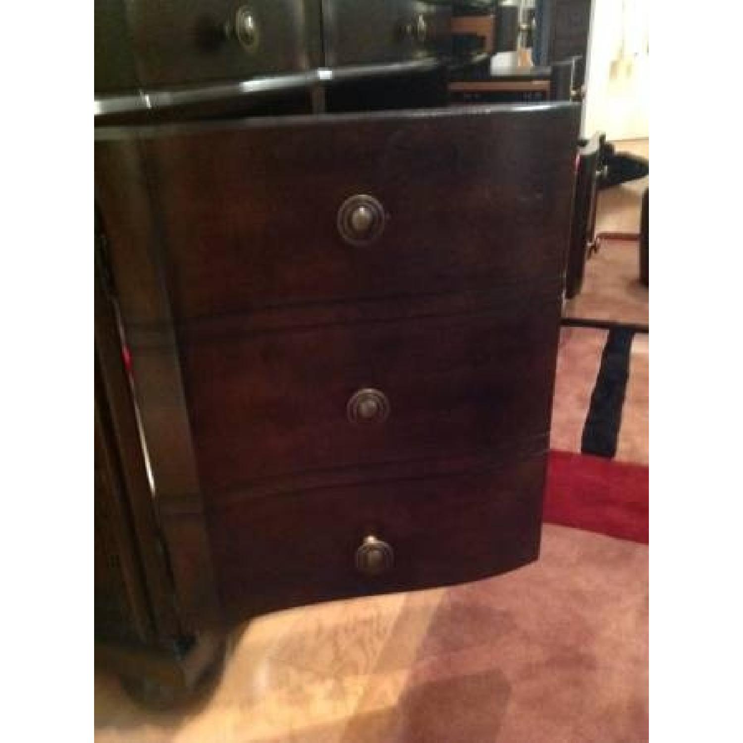 Raymour & Flanigan Solid Wood Regal Desk - image-1