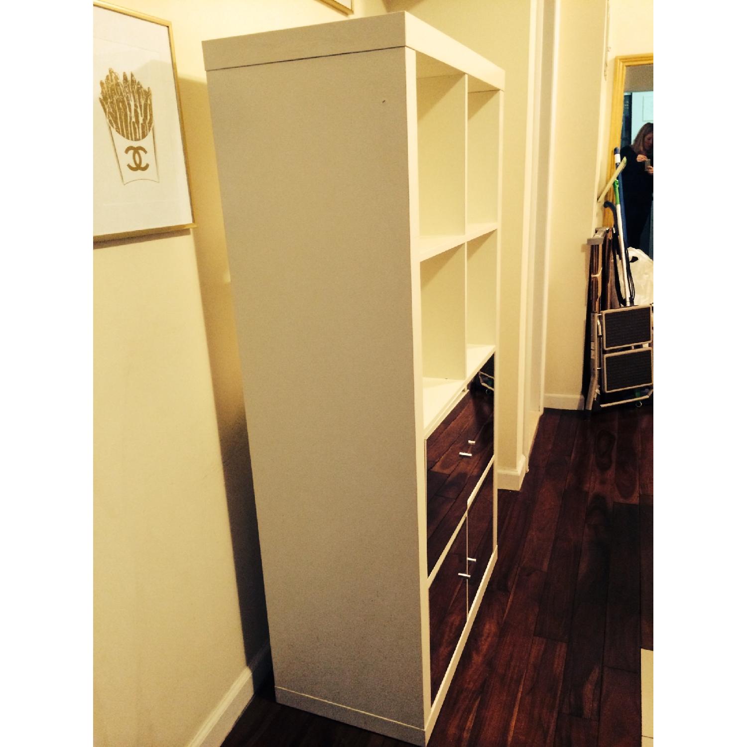 Ikea Expedit Shelves with Mirrored AptDeco