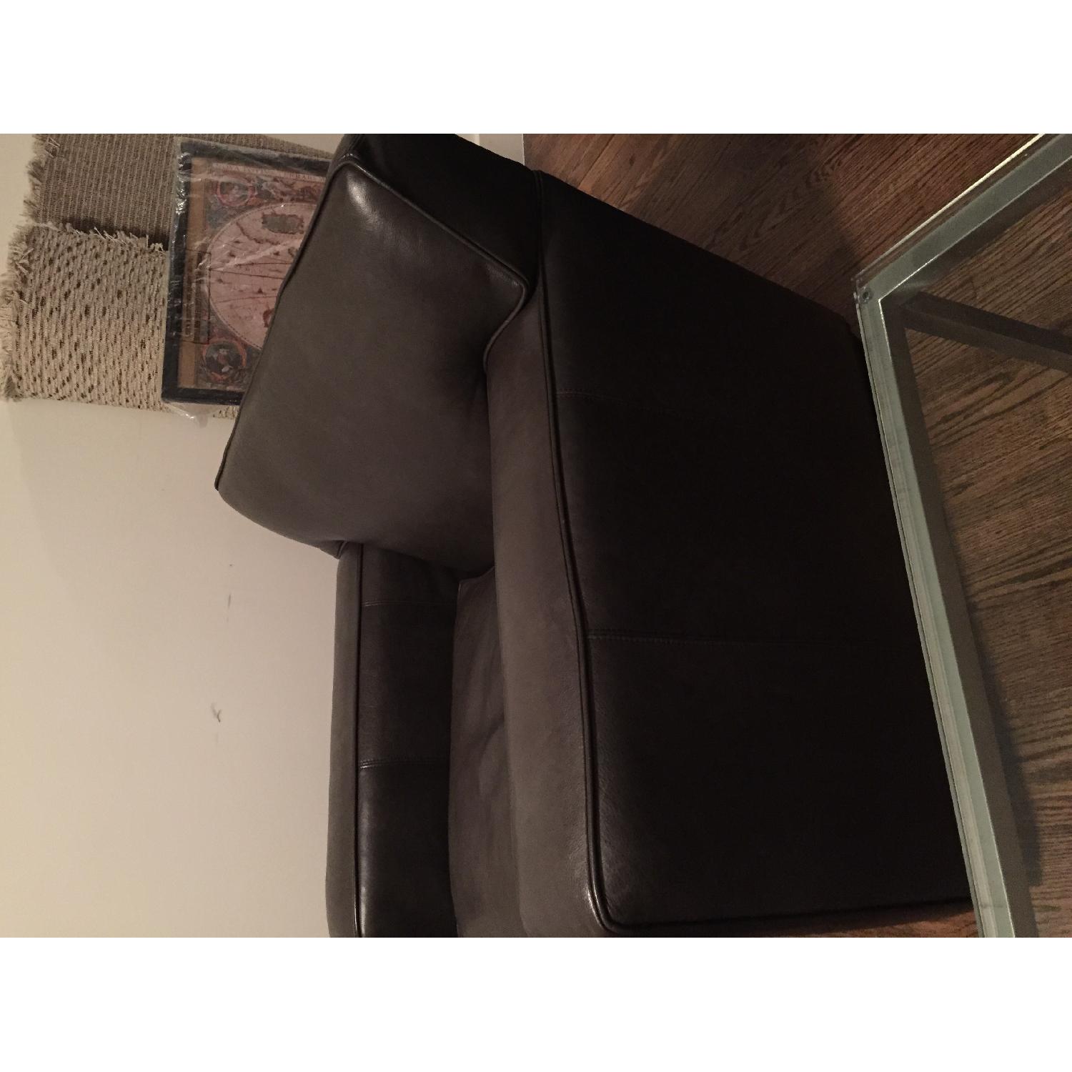 Crate & Barrel Cameron Leather Chair - image-3