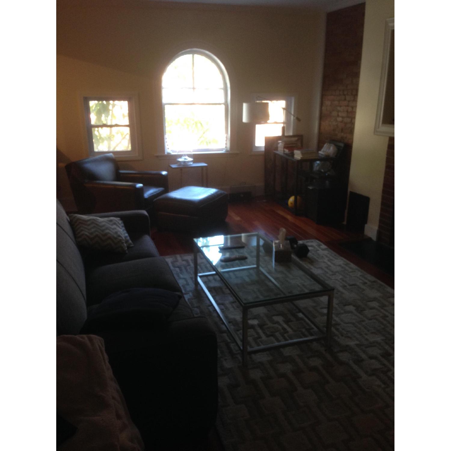 Crate & Barrel Cameron Leather Chair - image-4