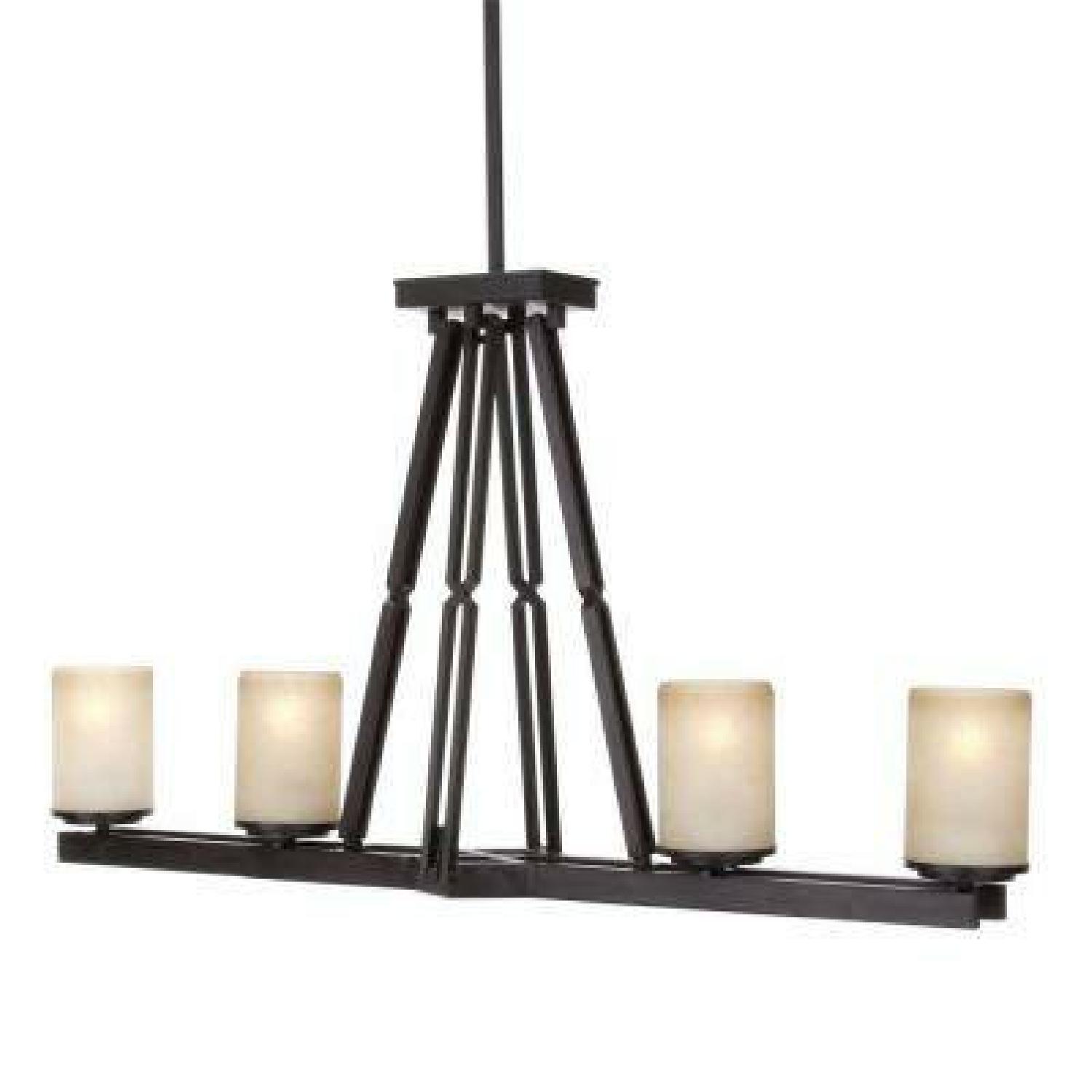 Hampton Bay Dark Ridge Bronze 4-Light Alta Loma - image-1