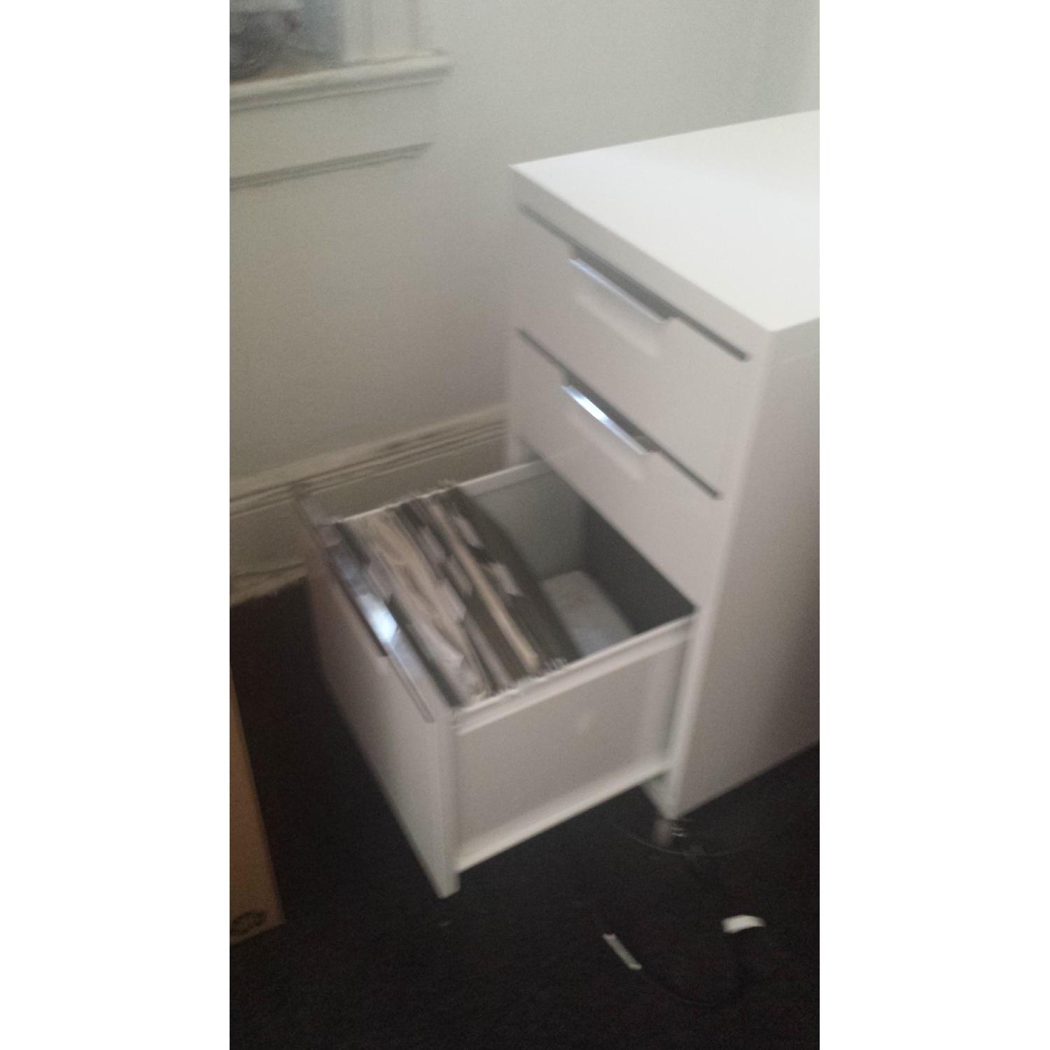 CB2 Small White Filing Cabinet - image-3