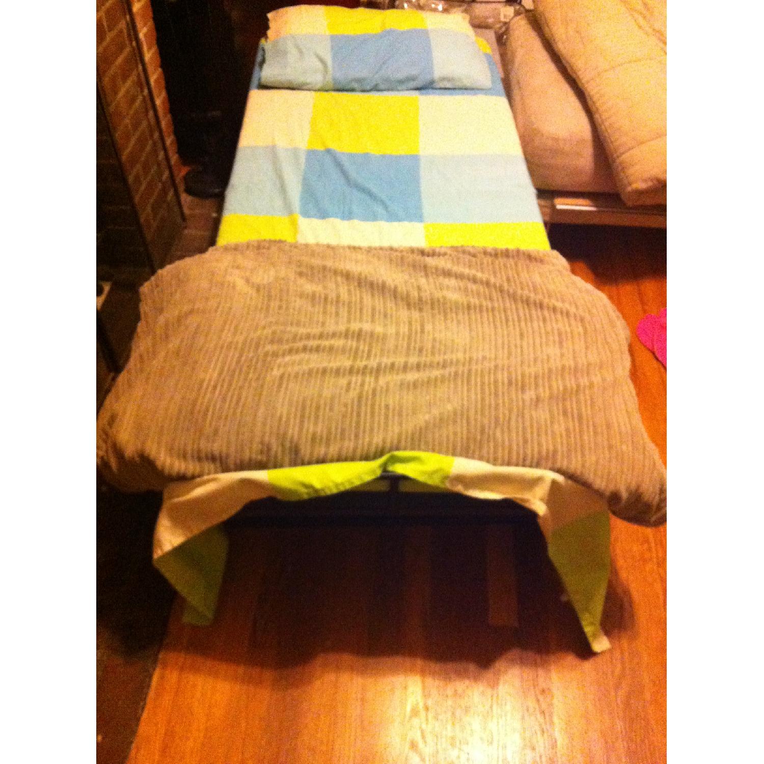 Fold Out Folding Twin Size Mattress Bed - image-5