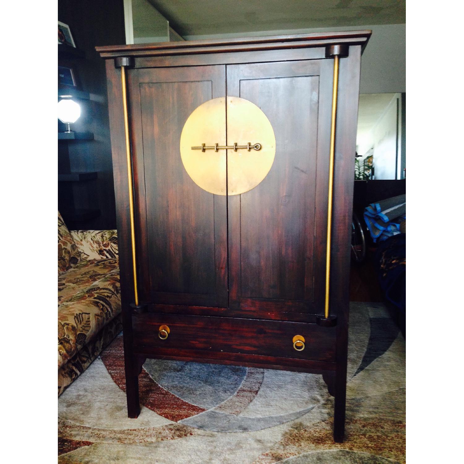 Asian Style Antique Wardrobe AptDeco