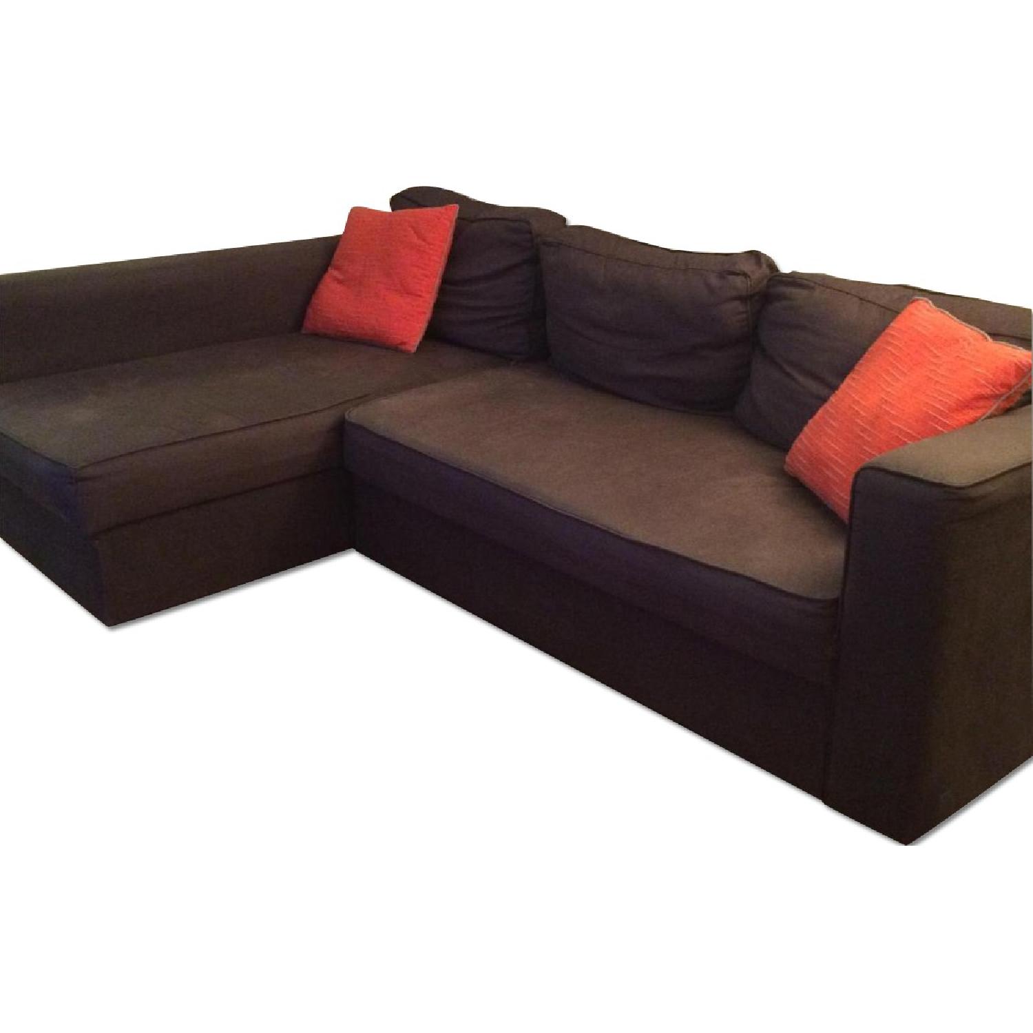 Ikea FoldOut Couch with Storage AptDeco