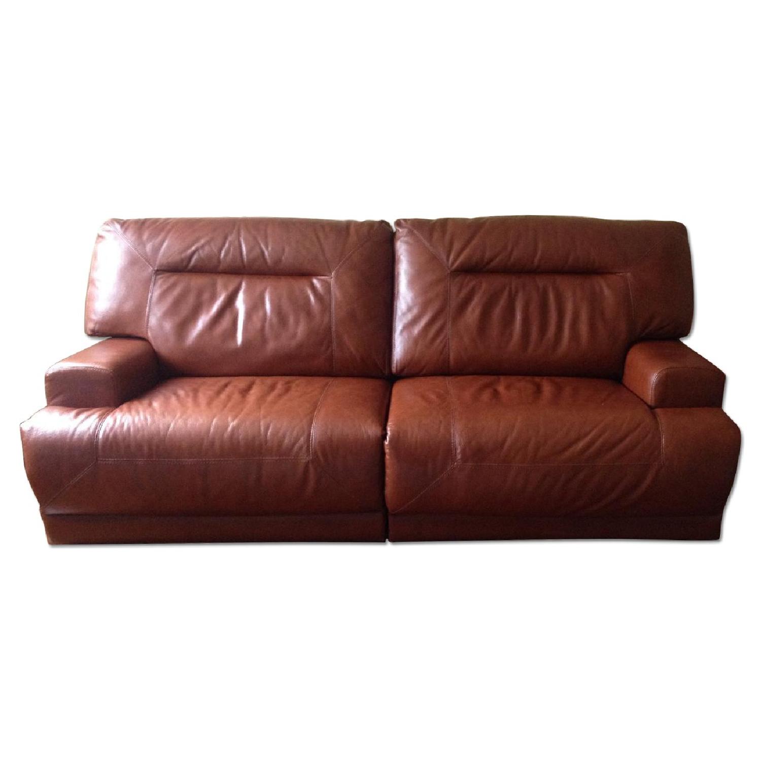 Chateau D'ax Leather Power Reclining Sofa AptDeco