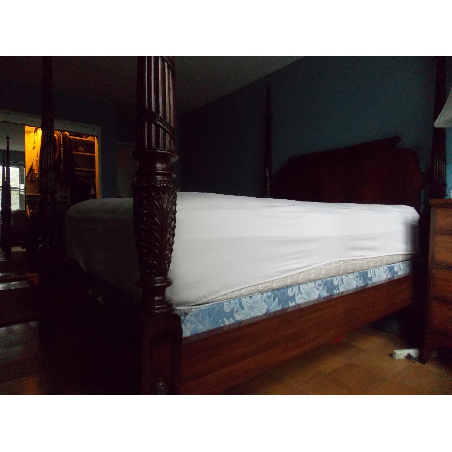 Ethan Allen British Classics Collection Four Poster Queen Size Bed - image-1