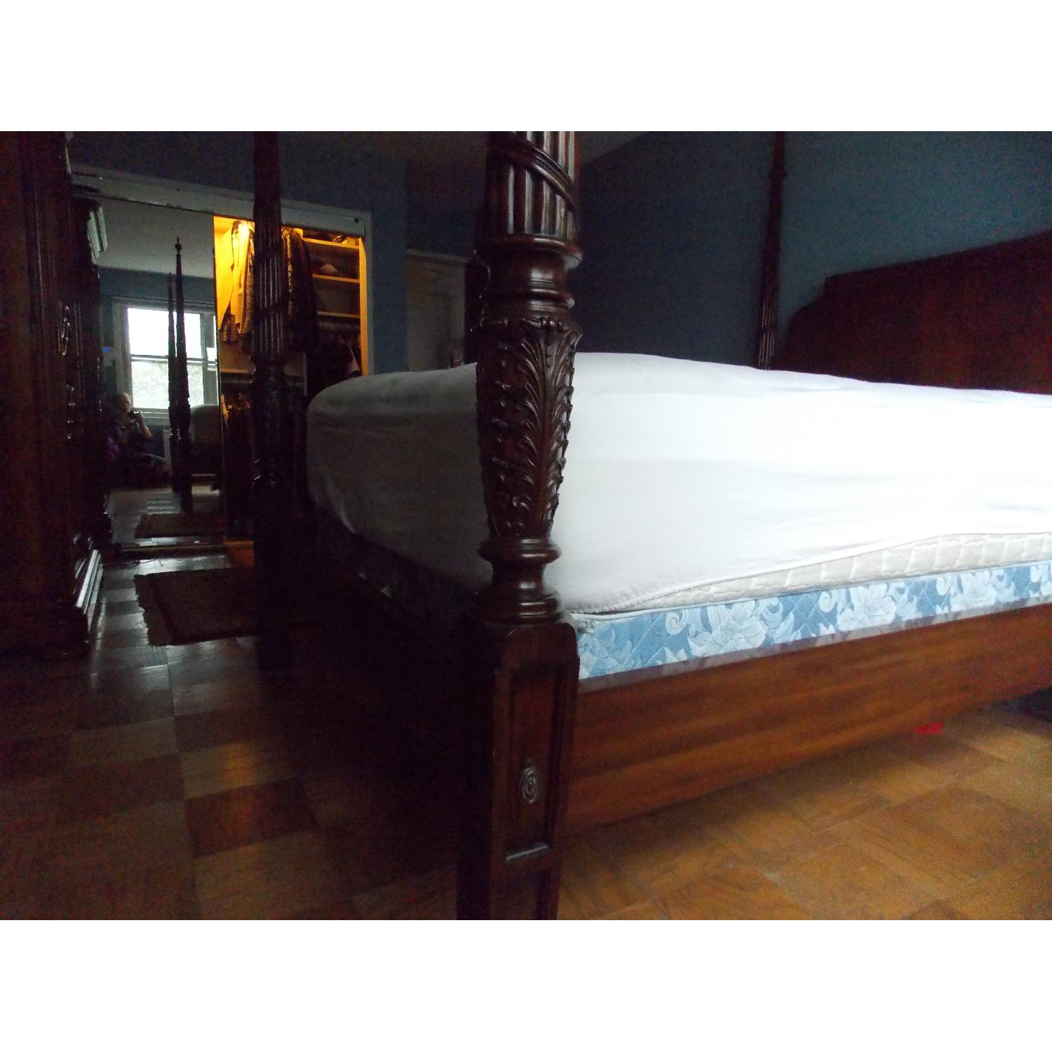 Ethan Allen British Classics Collection Four Poster Queen Size Bed - image-2