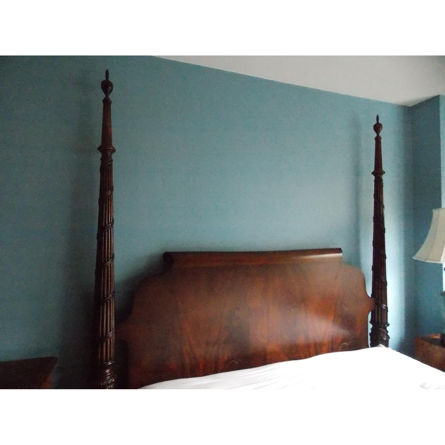 Ethan Allen British Classics Collection Four Poster Queen Size Bed - image-6