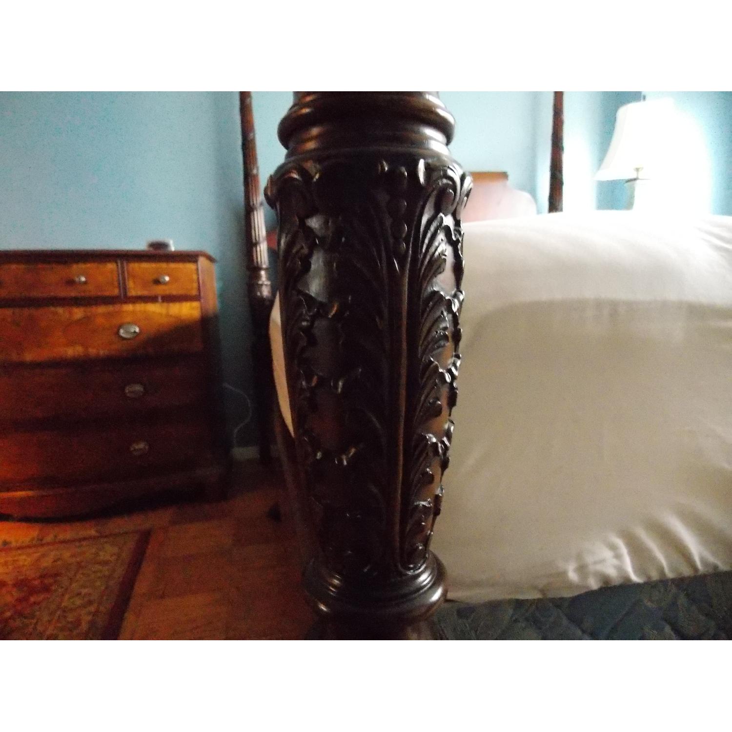 Ethan Allen British Classics Collection Four Poster Queen Size Bed - image-8