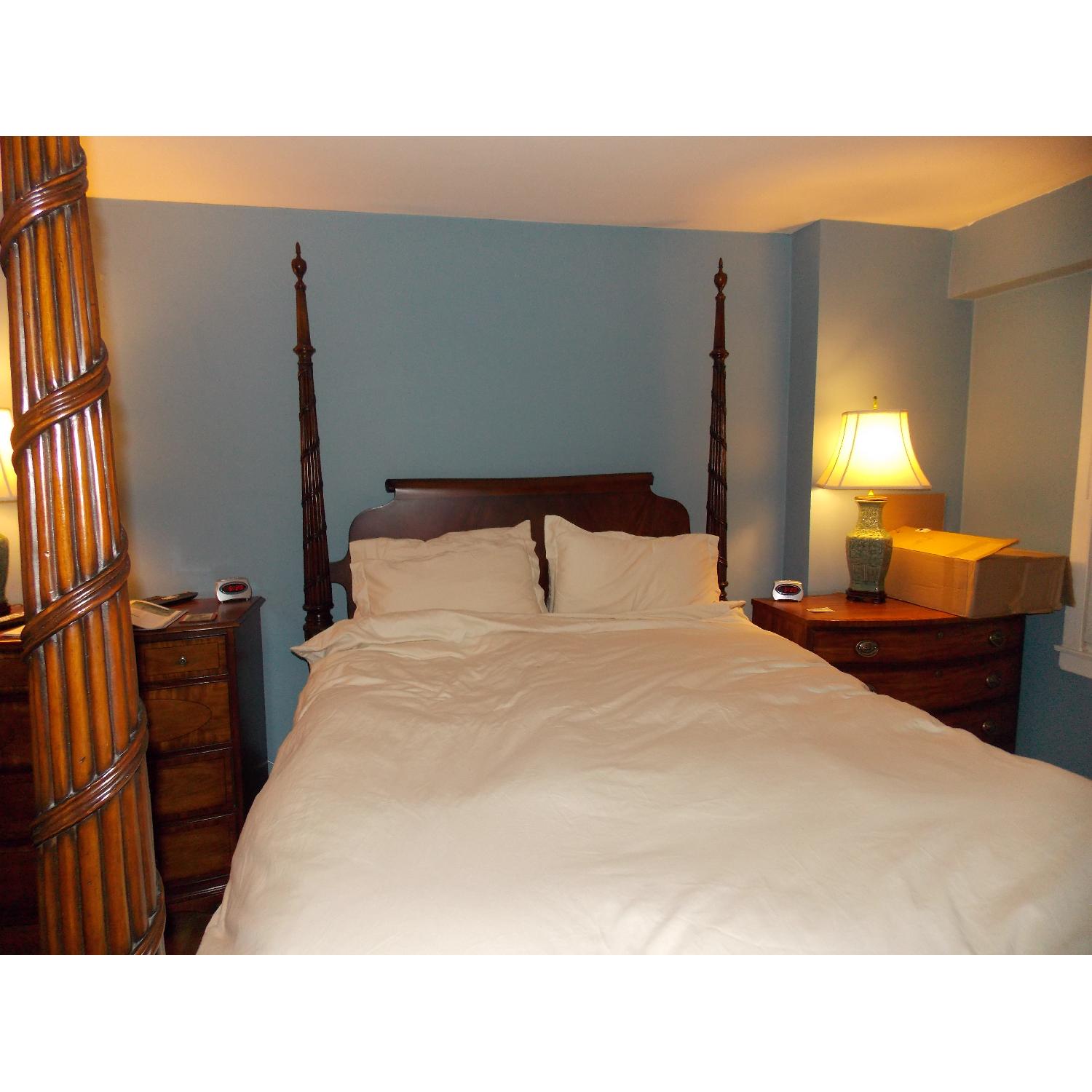 Ethan Allen British Classics Collection Four Poster Queen Size Bed - image-10