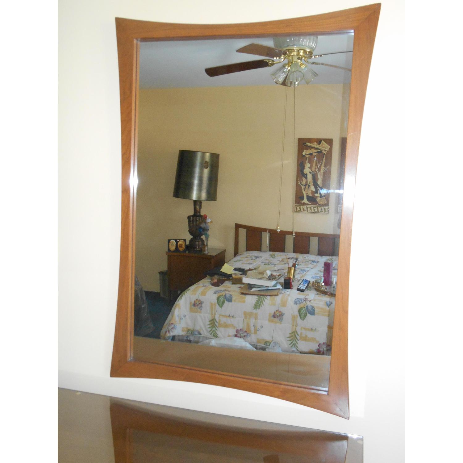 Vintage 1960's Solid Wood Mahagony Bedroom Set - image-6