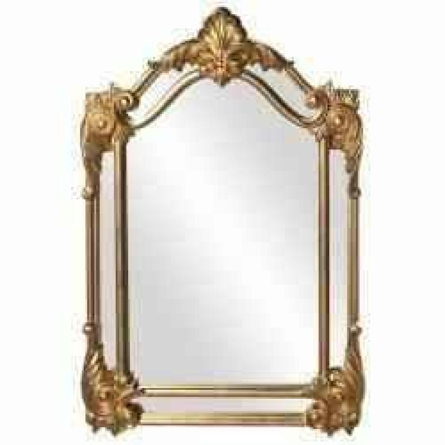 Antique Gold Leaf Mirror - image-1