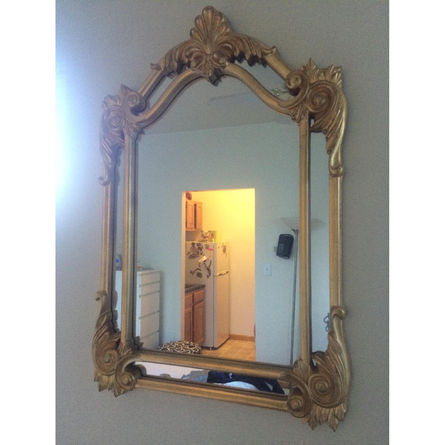 Antique Gold Leaf Mirror - image-2