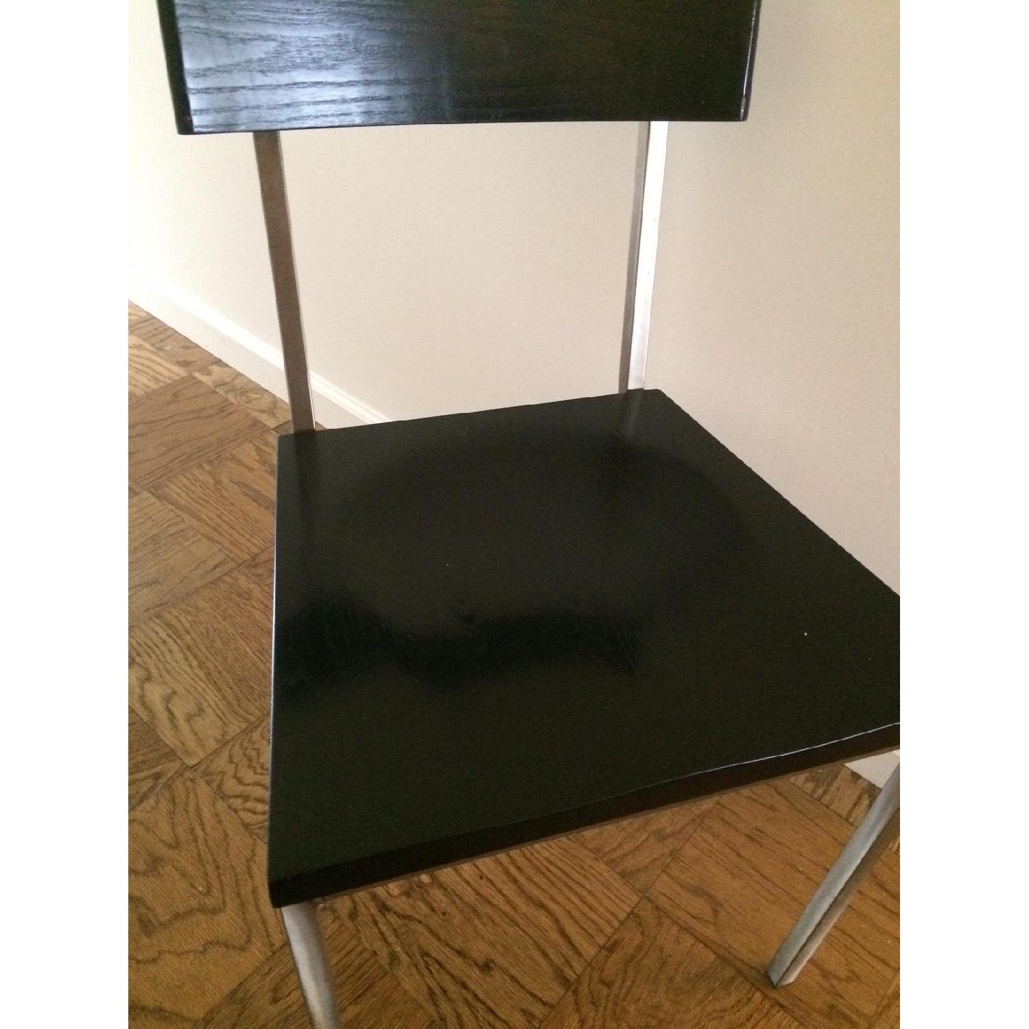 Basics Furniture Black Rectangular Dining Table w/ 6 Chairs - image-4