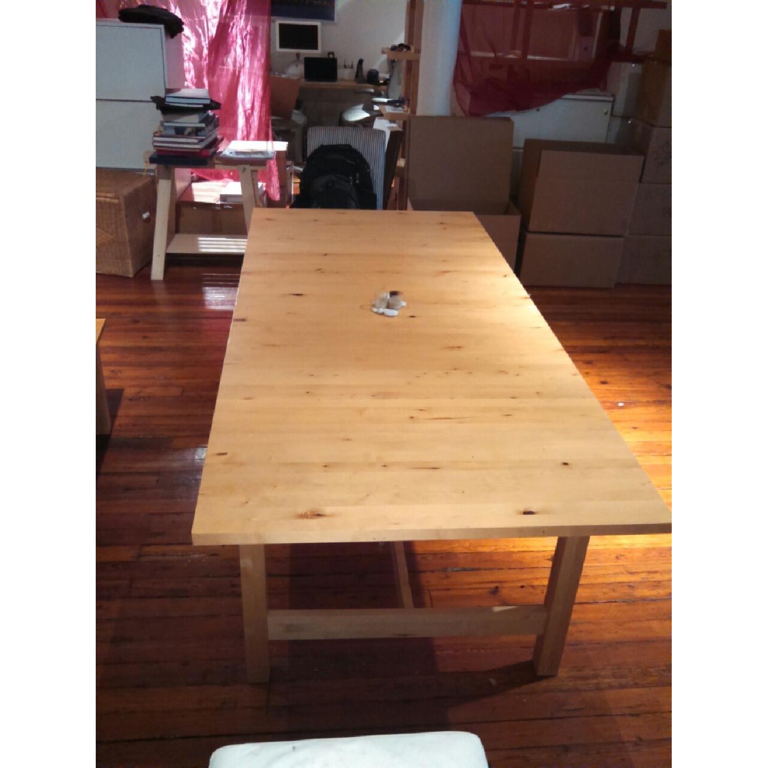 Ikea Pine Kitchen Table - image-2