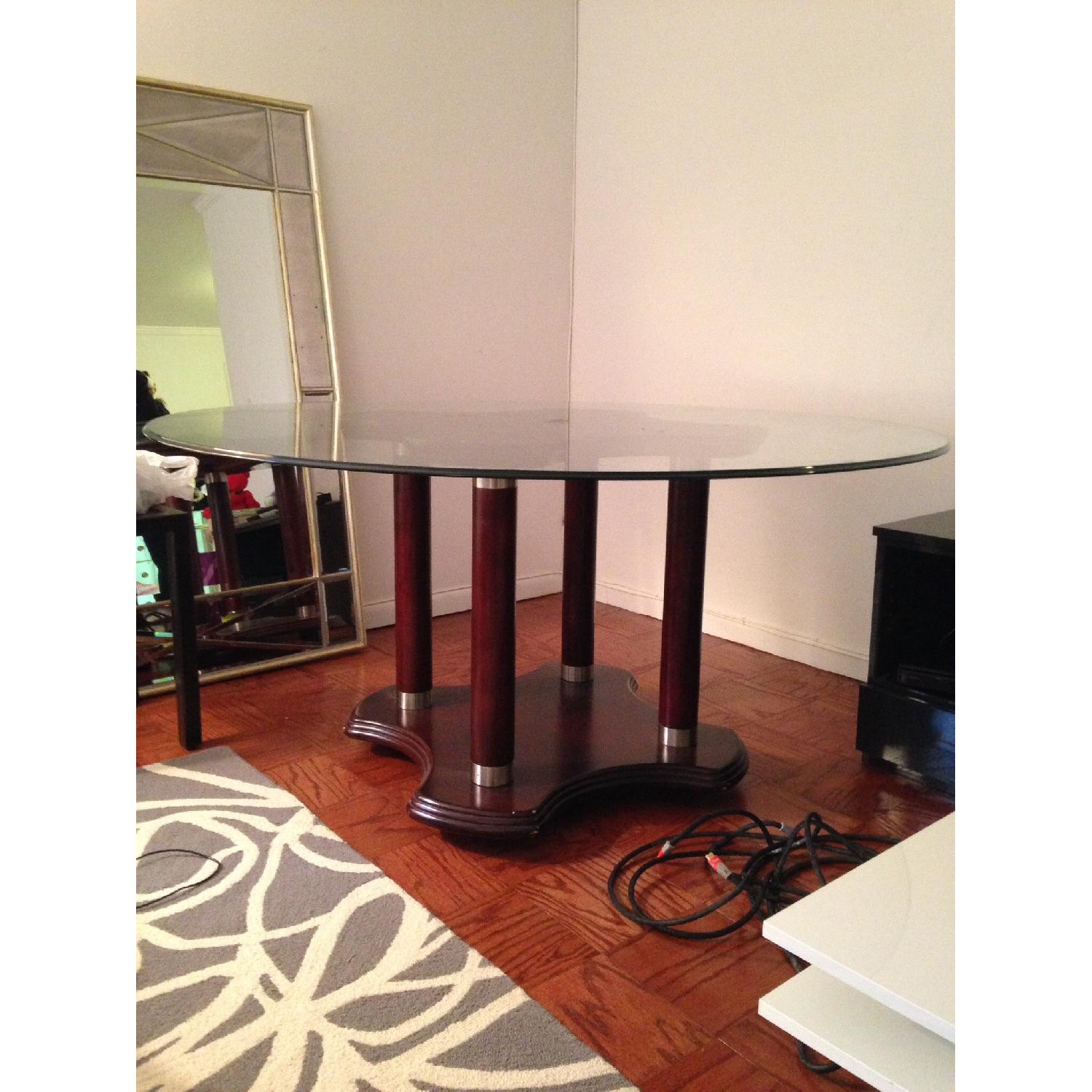 Large Circular Dining Table - image-1