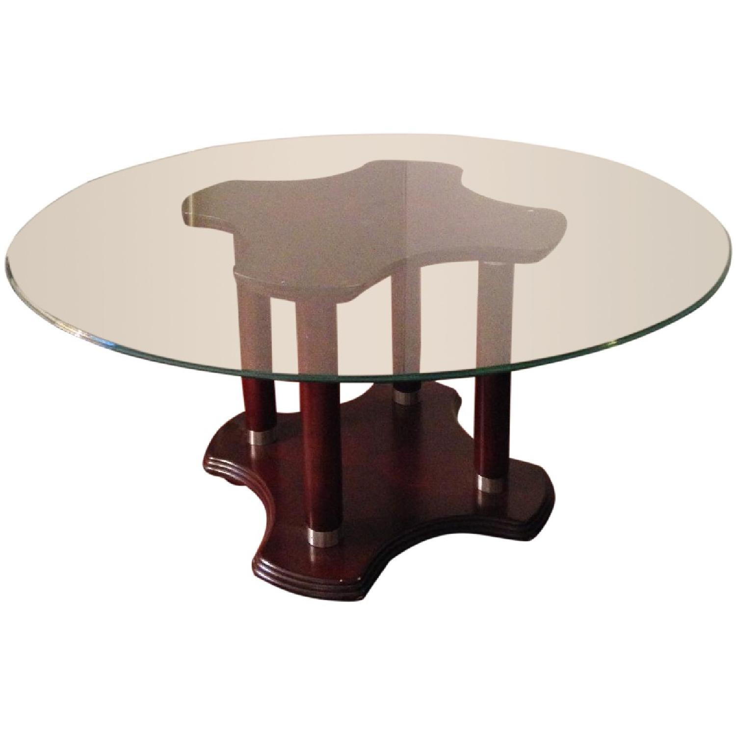 Large Circular Dining Table - image-0