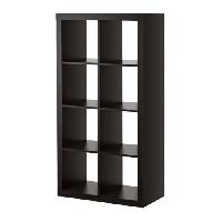 Ikea Expedit Shelf - Black/Brown - AptDeco