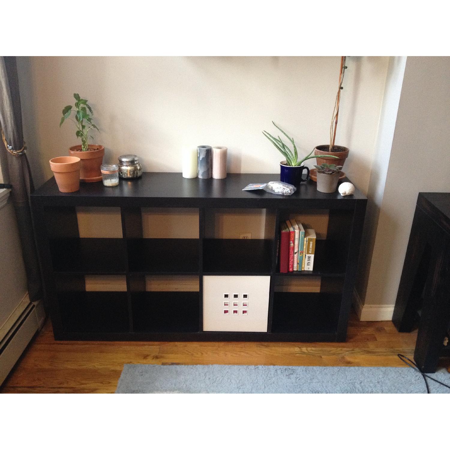 Ikea Expedit Shelf - Black/Brown - AptDeco
