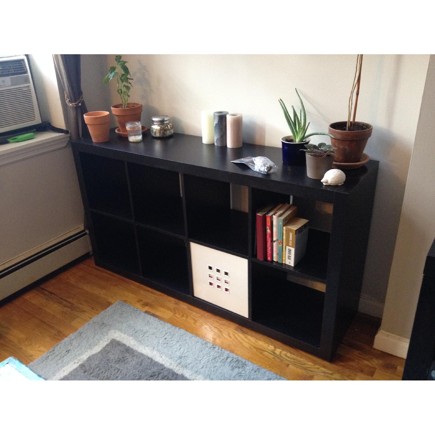 Ikea Expedit Shelf - Black/Brown - AptDeco
