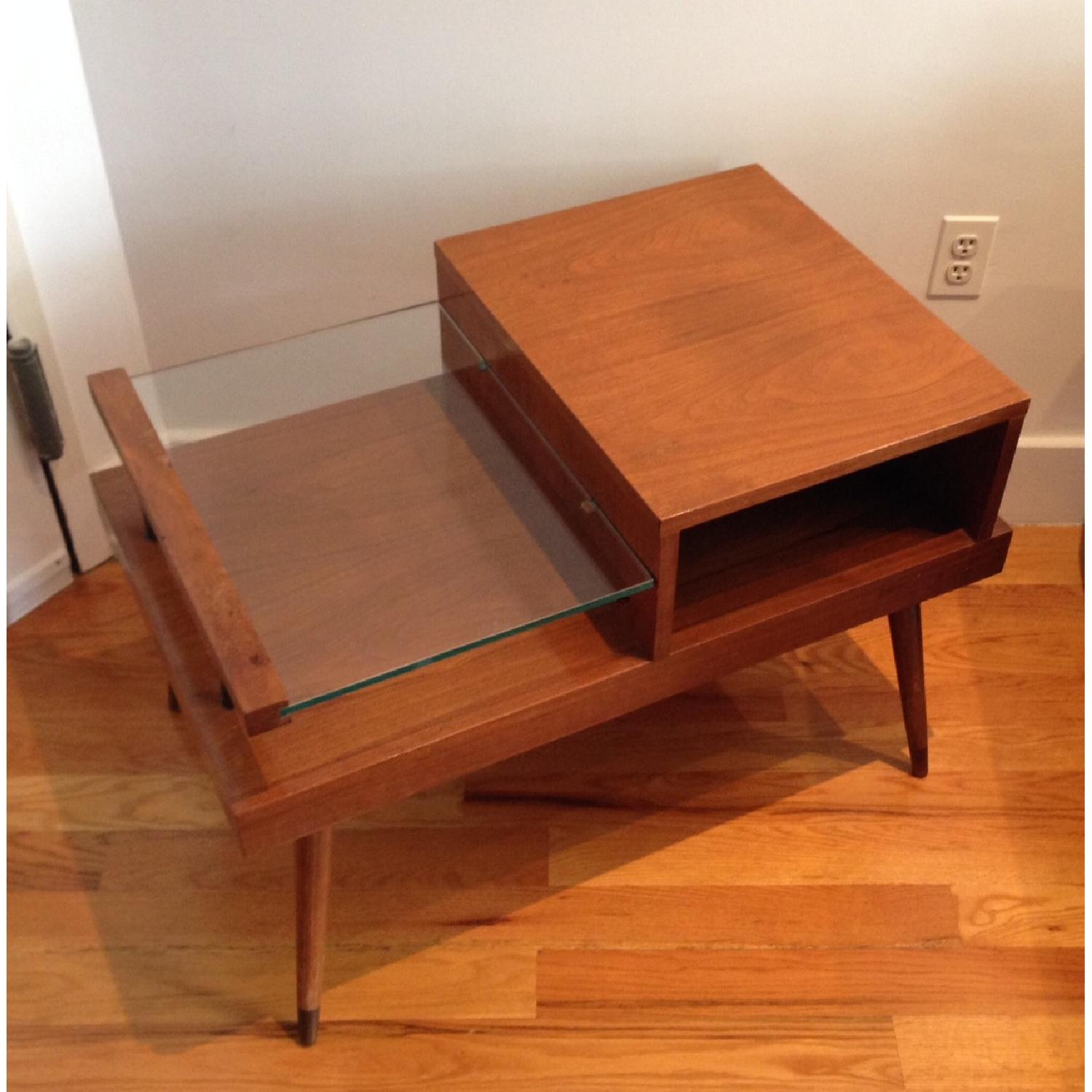 Vintage Mid-Century Danish Modern-Style End Table - image-3