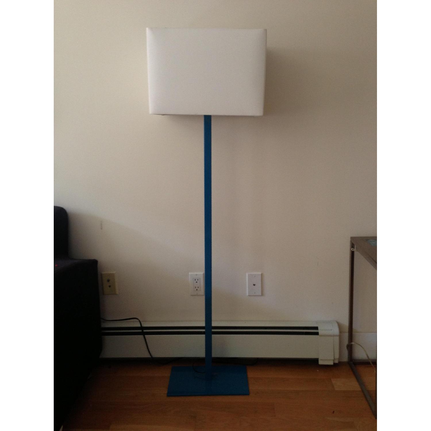 CB2 Blue Floor Lamp - image-1