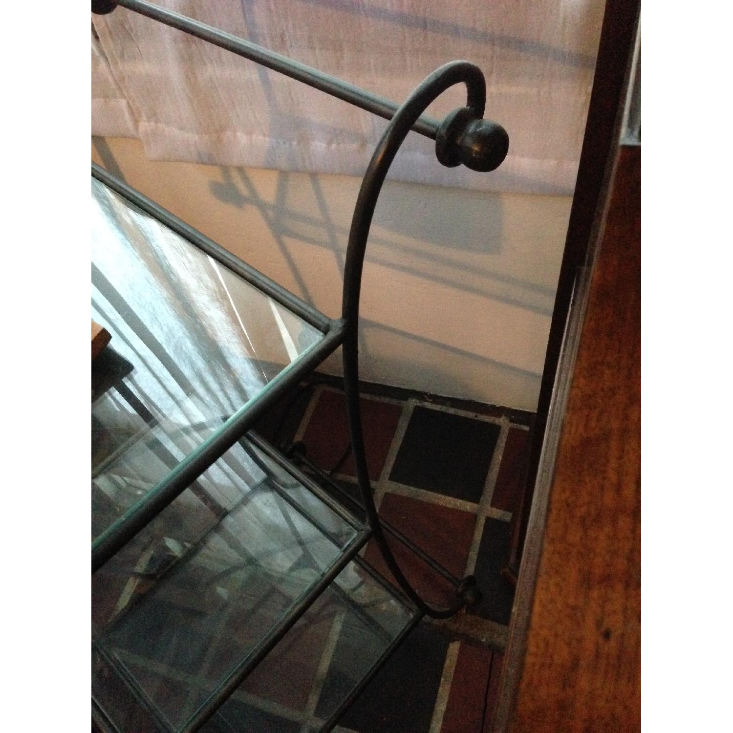 Wrought Iron Side Table - image-2
