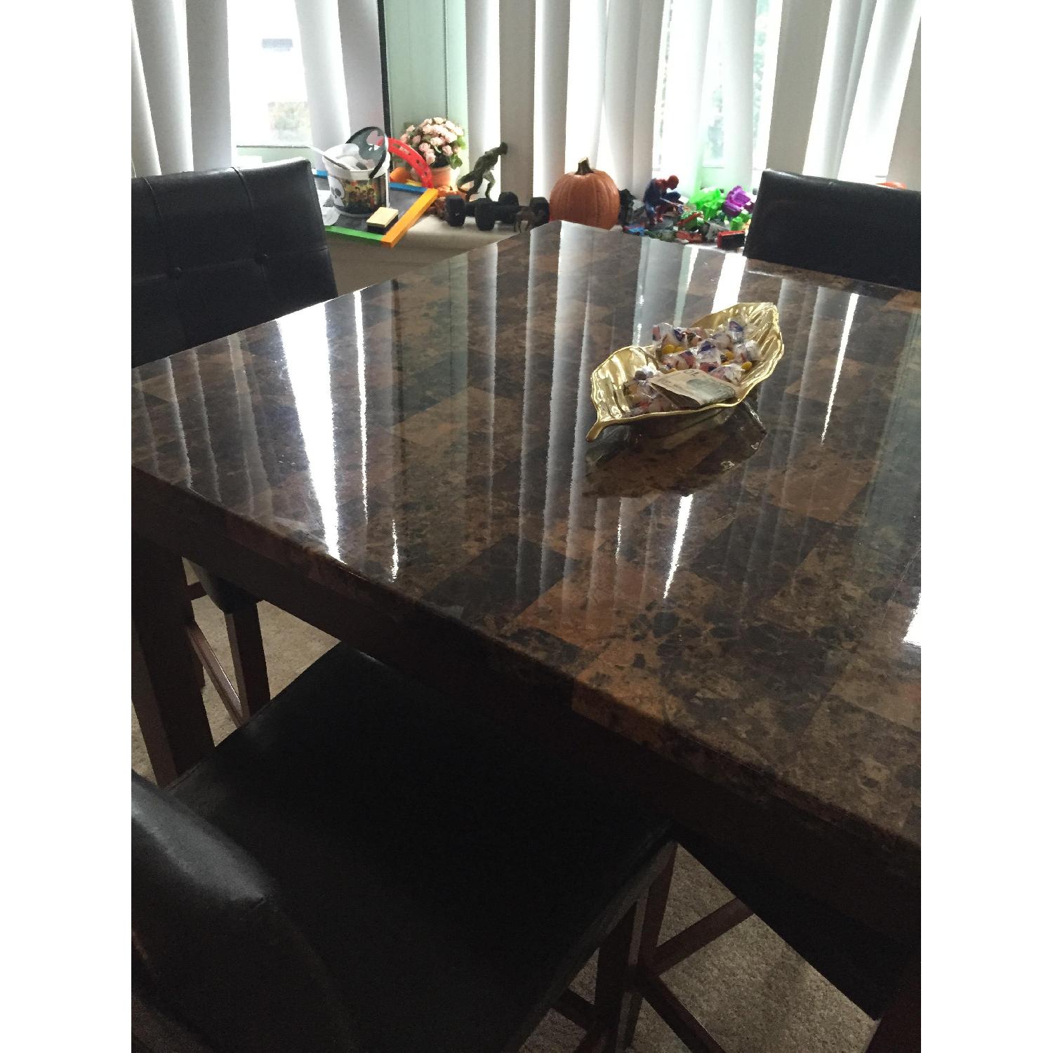 Ashley's Pub Style Table w/ 4 Chairs - image-1