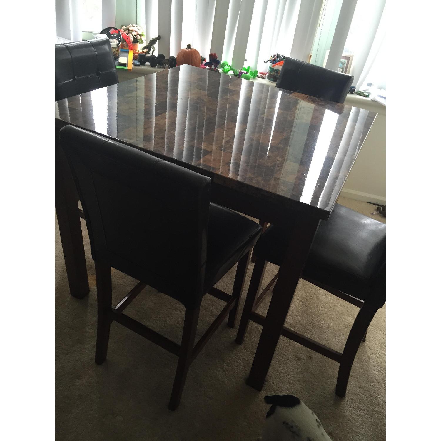 Ashley's Pub Style Table w/ 4 Chairs - image-3
