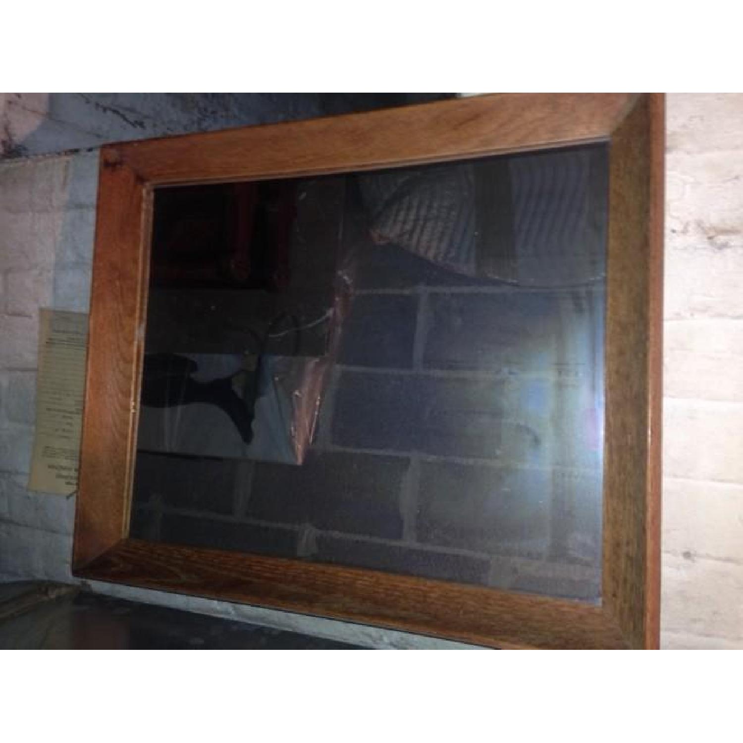 Wood Framed Mirror - image-1